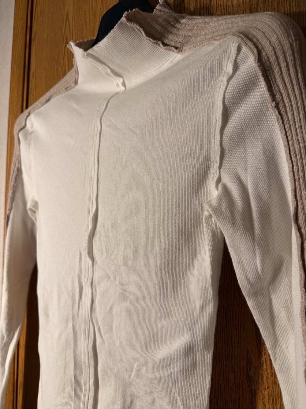 We The Free by Free People Cleo Ribbed Turtleneck Long Sleeved Top - Picture 5 of 7